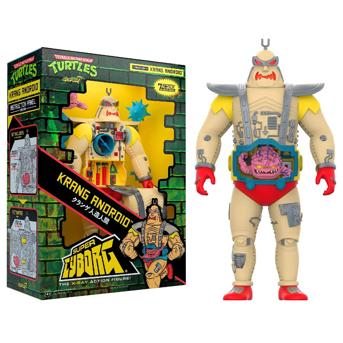 The Super7 Teenage Mutant Ninja Turtles Super Cyborg Figure - Krang Android is available at BAIT - baitme.com/super7-teenage…