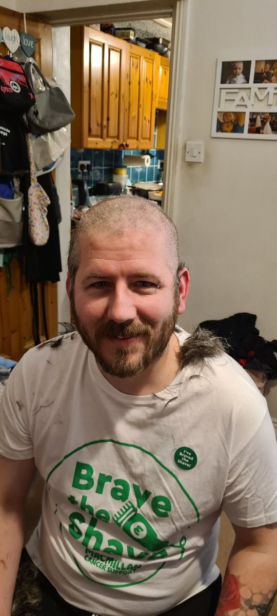 bravetheshave.macmillan.org.uk/shavers/156cac…

<a href="/kevinpotter271/">Kevin Potter</a> so proud 👏 🥲  he braved the shave ✂️💇‍♂️
