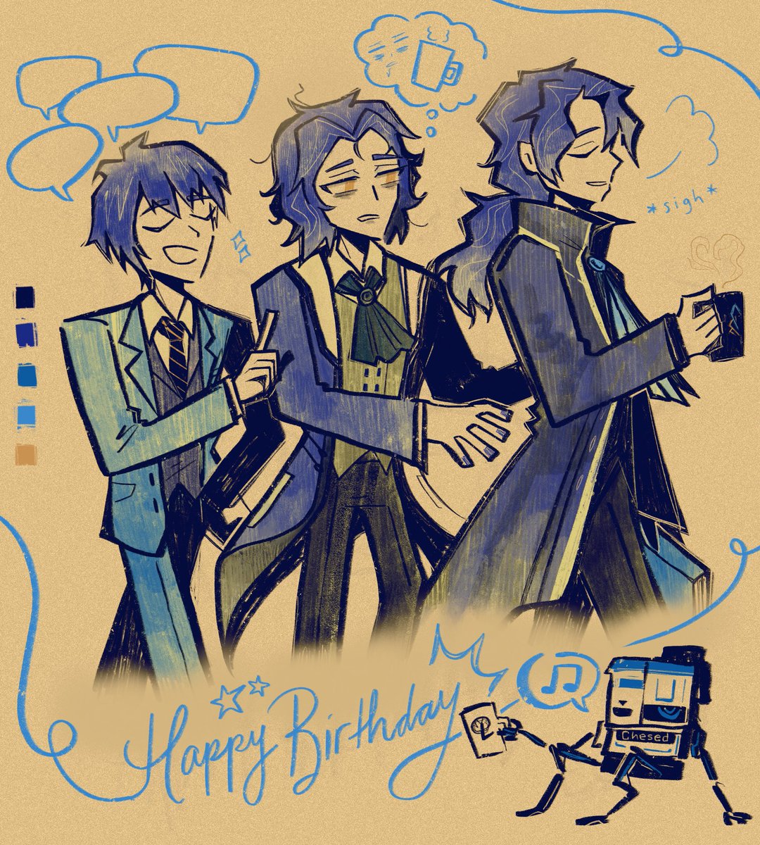 fancifulily's tweet photo. #lobotomy_corporation 
#library_of_ruina
#0331_HappyBirthday_헤세드

happy birthday chesed 💙 big love and best wishes for all your selves!! https://t.co/pOmJDTwbWf