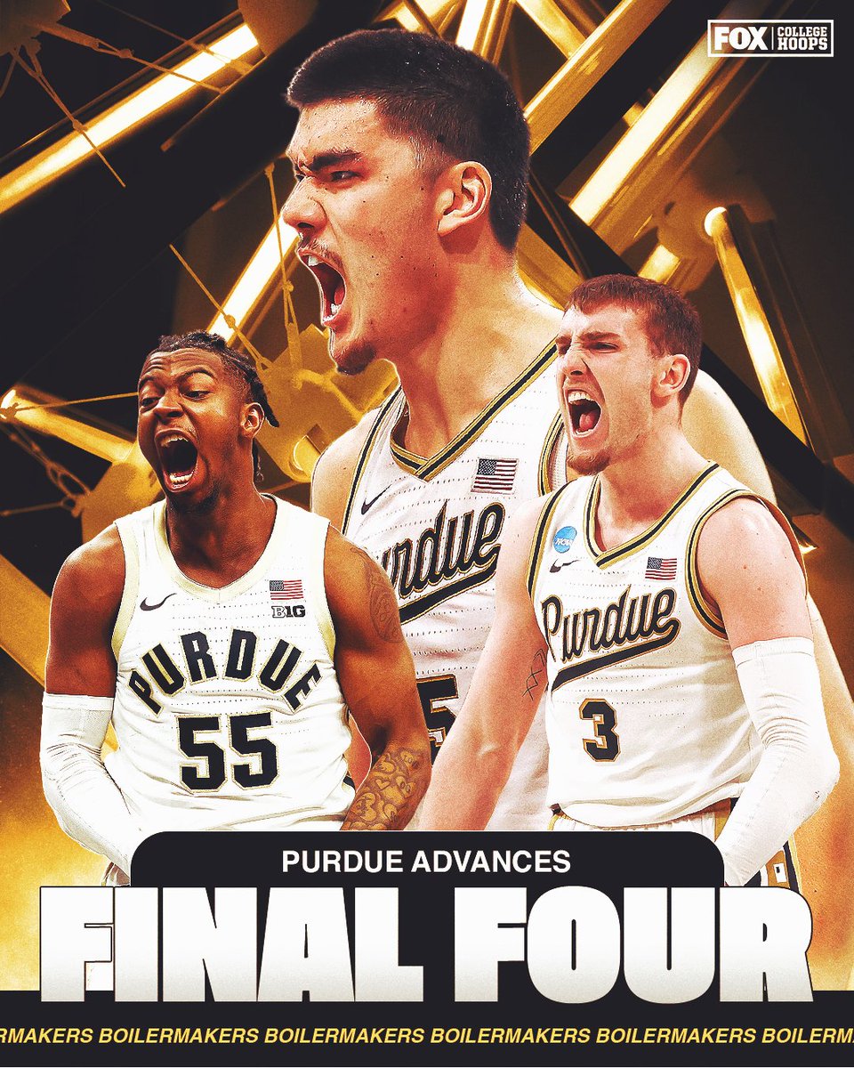 FINAL FOUR BOUND! 🚂 💨 🔥 <a href="/BoilerBall/">Purdue Men's Basketball</a> CHUGS ALONG!