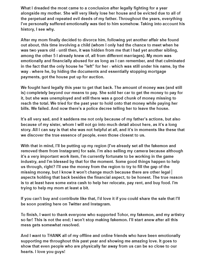 crisleyfarias's tweet photo. Hello everyone! It's with a heavy heart, but with an open mind to the future that I officially announce the end of Tohor Region. There's a good reason behind that - I will try my best to tell everything on this image - please read: https://t.co/p5BA5I9lug