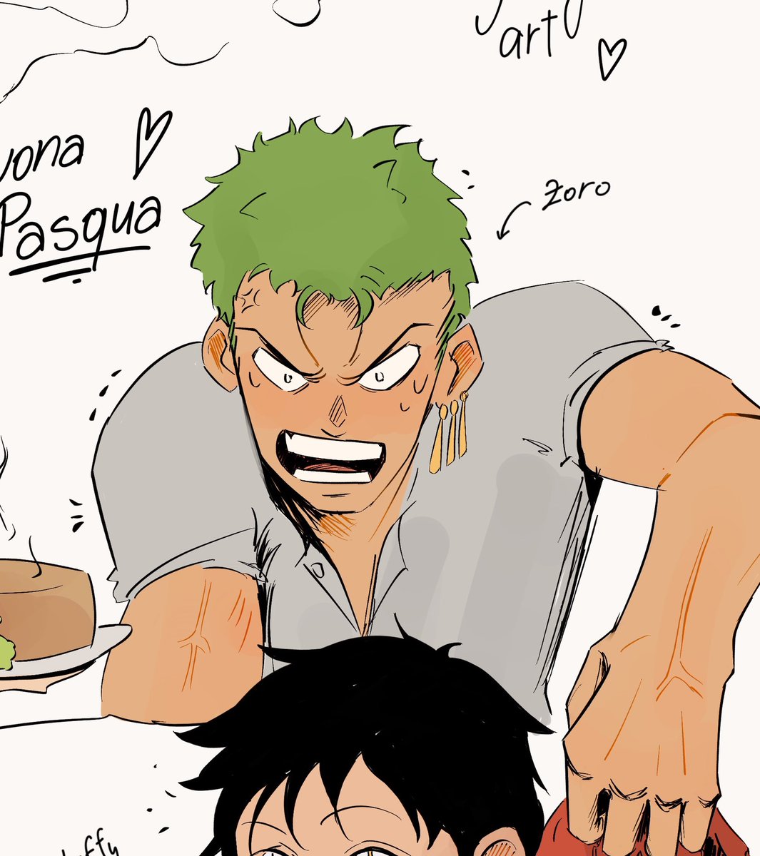 Giu_rassicf's tweet photo. HAPPY EASTER my pookies ❤️❤️
I hope you had a great day. 
Here's Luffy, Zoro and Sanji having fun
#onepiece #onepiecefan #fanart #sanji #sanjiart #luffy #luffyart #zoro #zoroart #onepiecefanart #digitalart https://t.co/zpoEk4Ic1V