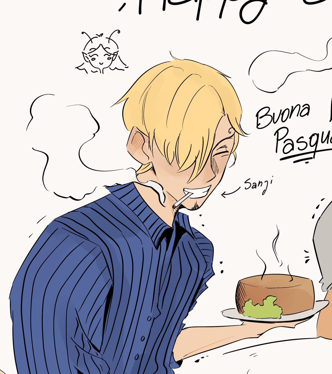 Giu_rassicf's tweet photo. HAPPY EASTER my pookies ❤️❤️
I hope you had a great day. 
Here's Luffy, Zoro and Sanji having fun
#onepiece #onepiecefan #fanart #sanji #sanjiart #luffy #luffyart #zoro #zoroart #onepiecefanart #digitalart https://t.co/zpoEk4Ic1V