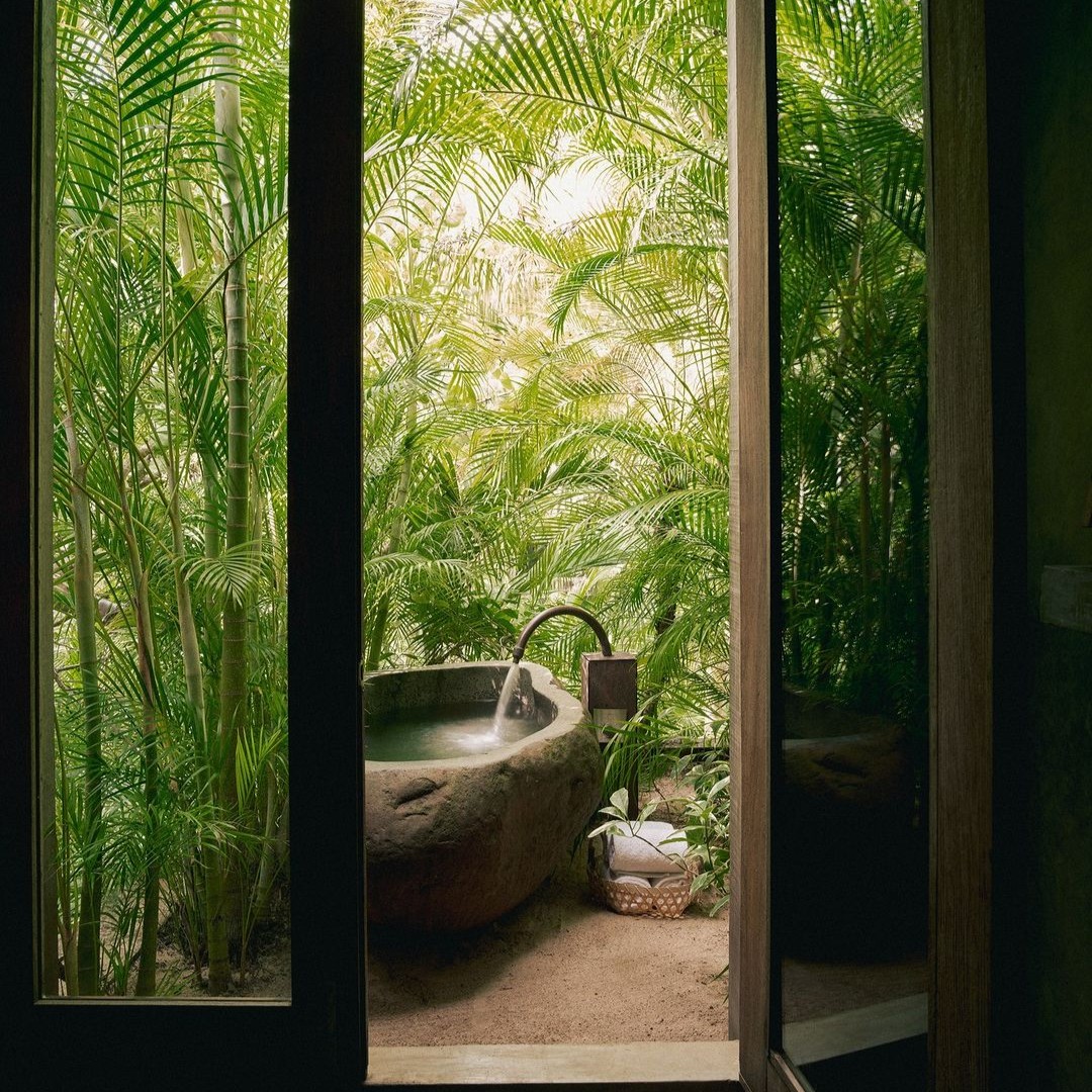 Seeking a detox or a rejuvenating escape? 🍃 #BeTulum is your sanctuary, wellness warriors! Don't miss out on their healing water circuit of sauna, steam rooms, and plunge pools as a must-try pre-treatment ritual. 📸 IG betulumhotel #WellnessJourney #DetoxInParadise #BeTulum