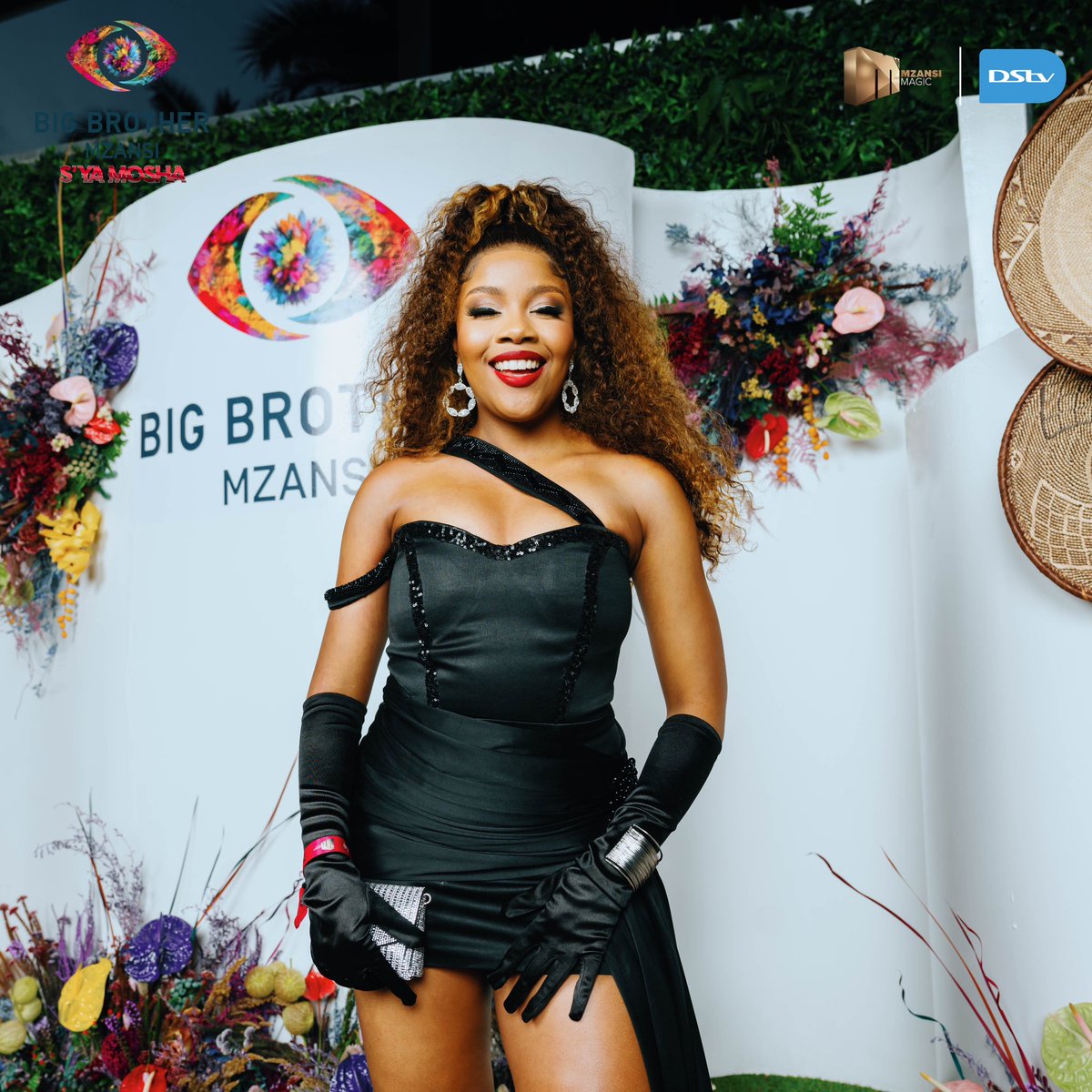 Big Brother Mzansi S4 housemate Liema at the #BBMzansi S4 Finale watch party at Altitude Beach, Fourways.