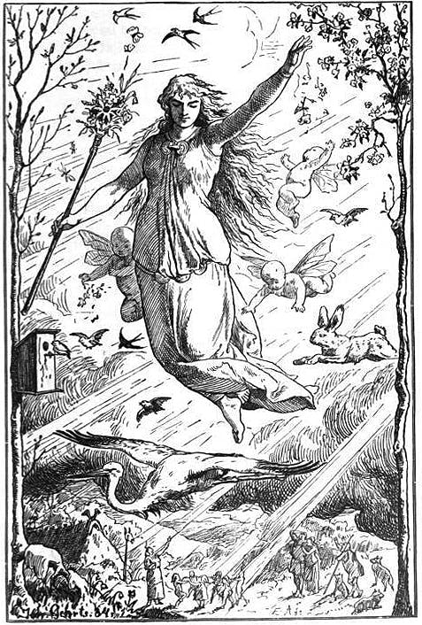 MsEddieD's tweet photo. Happy Eoster Day all you silly rabbits! United in our reverence for Nature & Life everywhere we continue to nurture the seeds of Healthcare for All, Ceasefire Now, End Citizens United, Declare a Climate Emergency & Spring them forth. #MW24 #DelegatesMatter https://t.co/3YXQq1wZJz