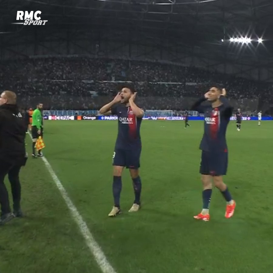 Gonçalo Ramos chambre le public du Vélodrome après son but 🥶

📸 <a href="/RMCsport/">RMC Sport</a>