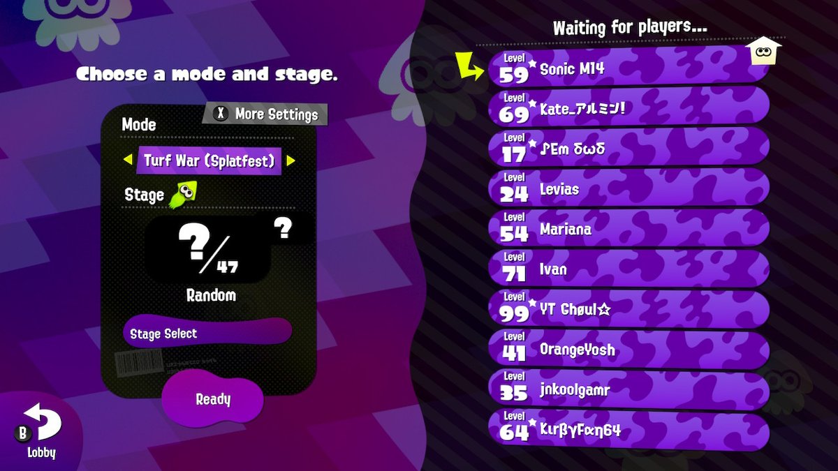 ThaDonM14's tweet photo. Splatoon 2 is very much alive and well #Splatnation #Splatoon2 #NintendoSwitch https://t.co/v04Hgr7Z1S