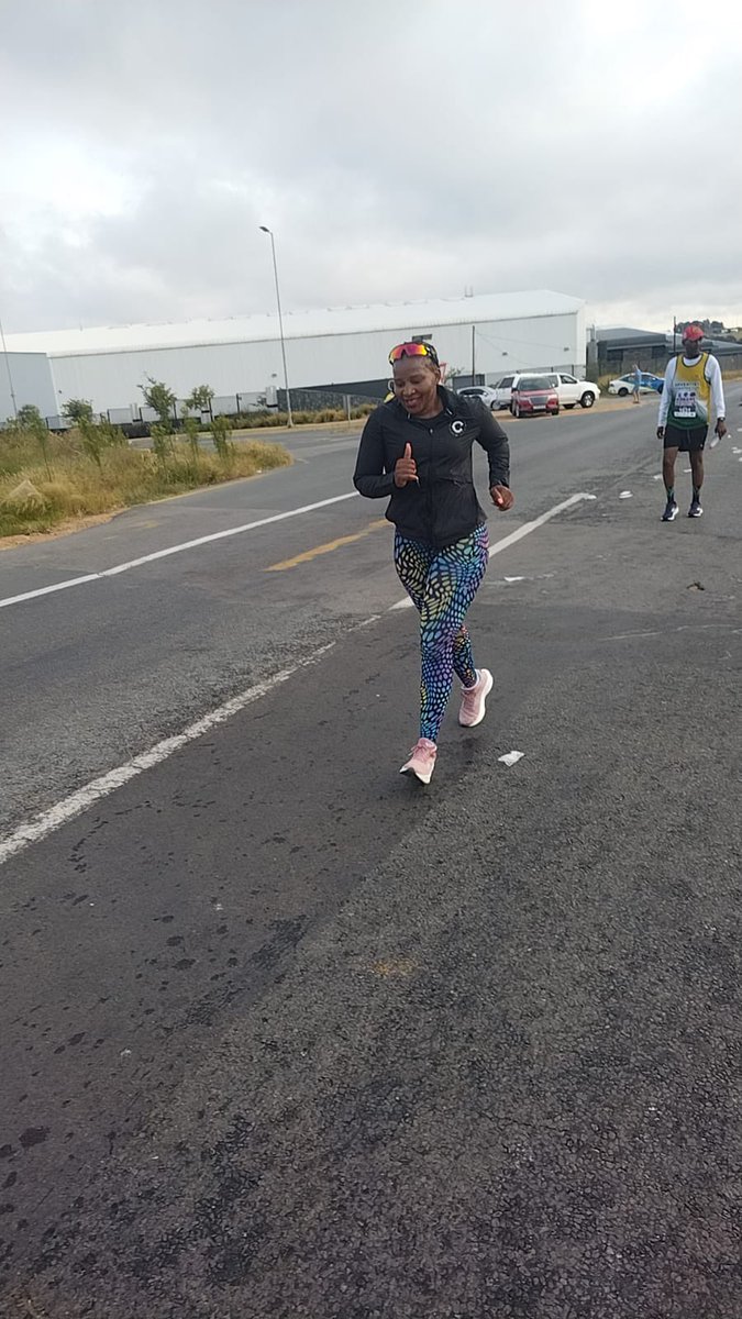 Out and about with the runners We left Pretoria on foot to Johannesburg