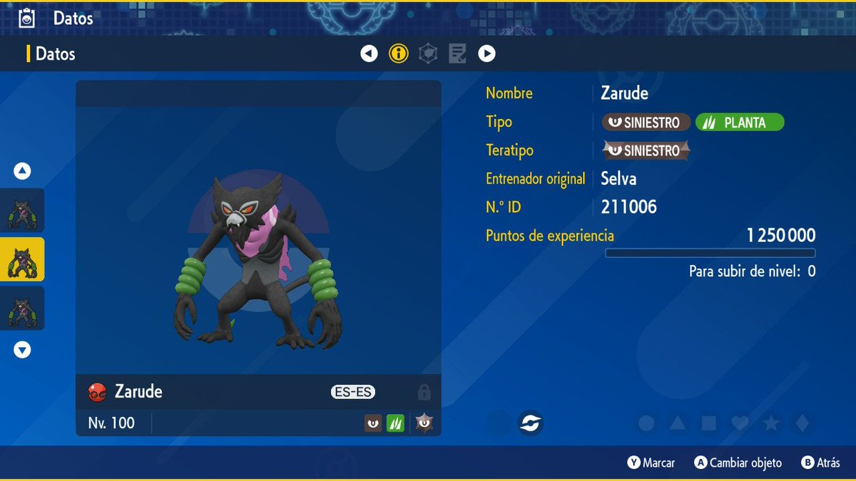 VictyLusi494's tweet photo. 🎁Reparto Zarude SV🎁

Hay 30 (15 de cada)

Código 4940 4940 VictyLusi 

Para participar:

- Dame Ralts a cambio
- Comenta en este Tweet con tu EO 

🚫No participes si ya tienes 1 de esa especie🚫

🚫No se puede elegir la forma🚫

Se agradecen fotitos📸

Suerte 🍀 https://t.co/uOJ7ZEJX8l