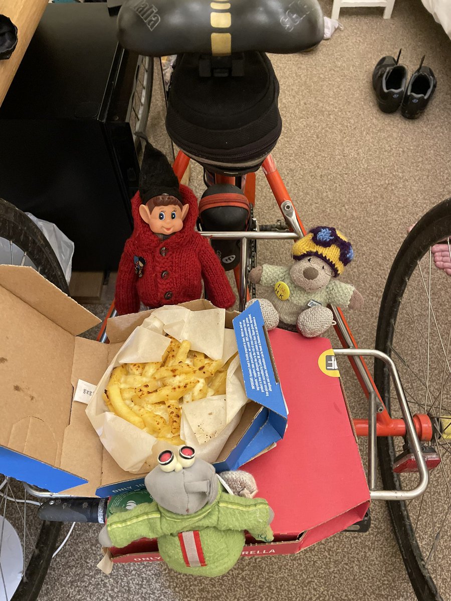 Sunniethehoob's tweet photo. We continue to live the dream. 181km Selby to Helpston. Slap up bedroom dinner! @AudaxUK @ACME_Essex #easterarrow https://t.co/clJ9tcR38a