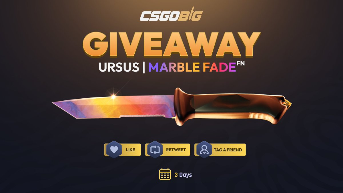 NAVI ARE THE #PGLMajor 2024 CHAMPIONS! 🏆

Let's celebrate by doing a giveaway - Ursus Knife Marble Fade!

To enter retweet and like this post! 🍀