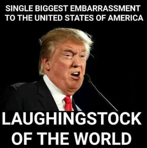 Damaan4u33's tweet photo. Do you think that Donald Trump is STILL the biggest laughingstock of the world?

                                       Yes 👍🏽 or  No?👎🏽 https://t.co/bXM3Ya8dPw
