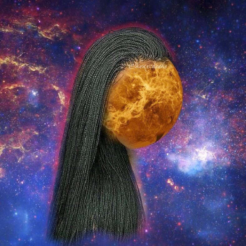 Heads up yall. Mercury putting her micro braids in tomorrow.