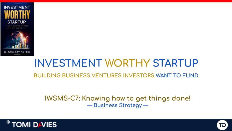 Just started the Investment Worth Startup Masterclass Series (IWSMS). Here's TD on Business Strategy youtu.be/vDU70Y5loyg?si… #AfricanAngel #TomiDee #WeMove