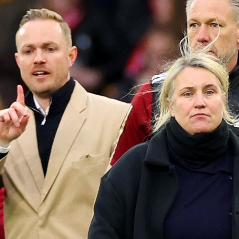 SkySportsNews's tweet photo. Emma Hayes says 'male aggression' should not be tolerated as Jonas Eidevall defends himself after Conti Cup final altercation