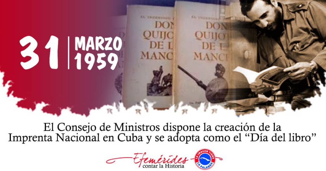 TiempoDivino199's tweet photo. Una biblioteca por pequeña q sea,es un tesoro en nuestras casas q se guarda con amor.En cada uno d sus libros hay una historia y una vida q merece ser leída📚📖
📍Hoy en #Cuba se celebra el Día del #LibroCubano creada la Imprenta Nacional
#LeerEsCrecer
#CubaEsCultura
#CubaMined https://t.co/P4iLVQfwGK