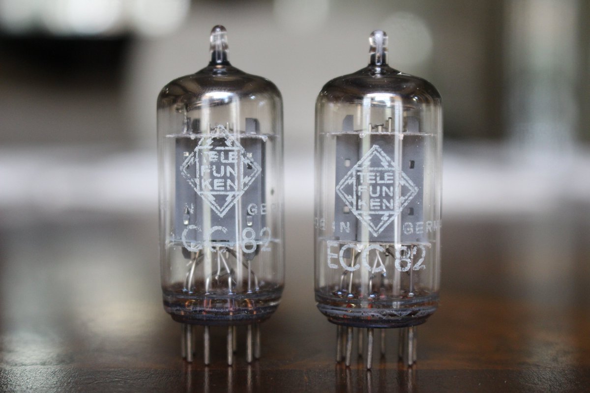 VTubeAudio's tweet image. Telefunken ECC82 1966 - Smooth Plate / O Getter / Diamond / 100% NOS / Balanced Tubes GO HERE &amp;gt;&amp;gt; reverb.com/shop/vacuumtub… &amp;lt;&amp;lt; go here