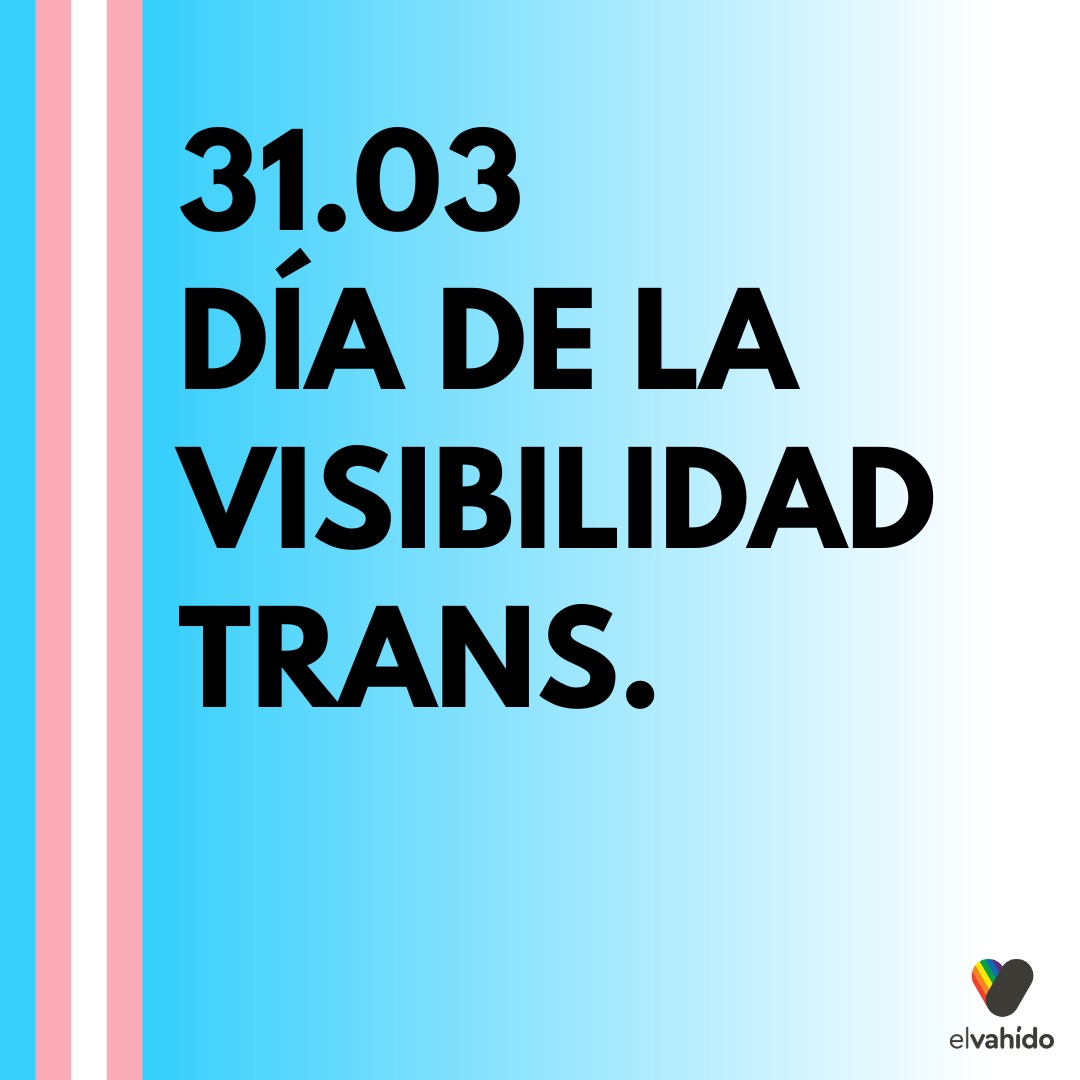 🏳️‍⚧️ 31 de Marzo Día Internacional de la Visibilidad Trans. 🏳️‍⚧️

👉🏼 Luchamos para que la identidad de género no sea causa de discriminación, violencia y estigmatización.

¡Por una Ley integral TRANS YA! ✊🏼