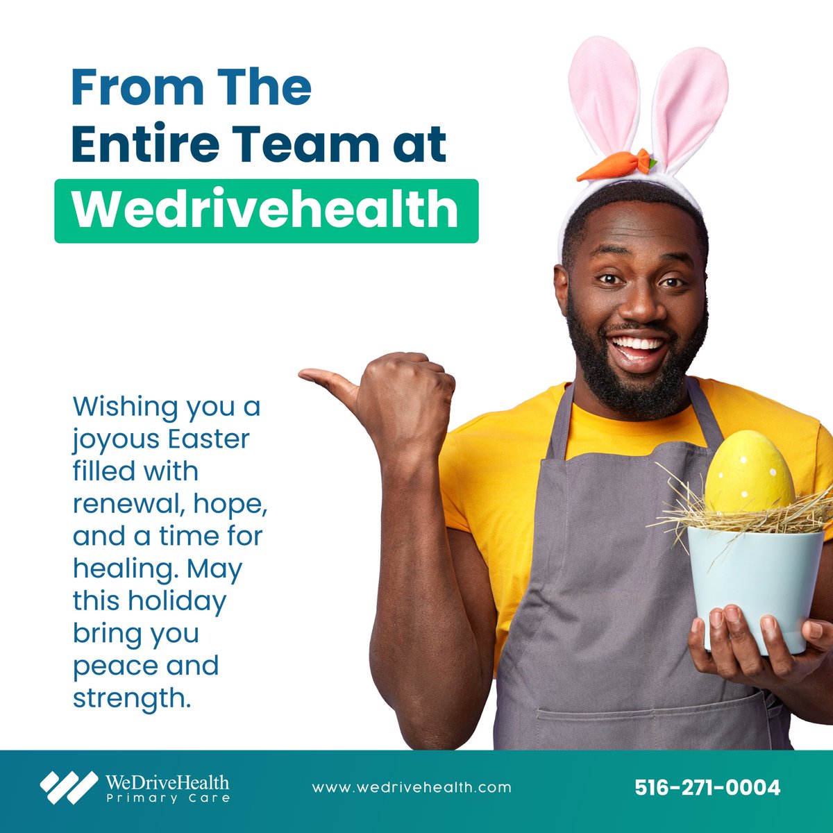 WeDriveHealth's tweet photo. Wishing you a joyous Easter ! https://t.co/ebxmu2jhOF