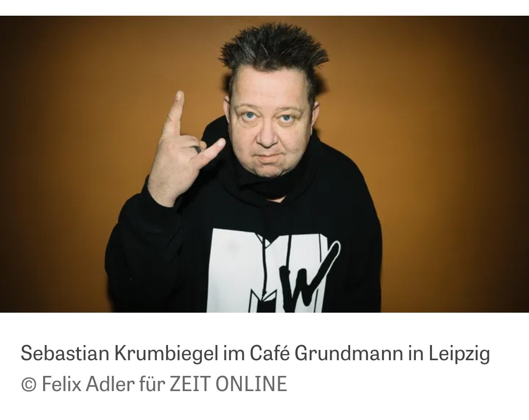 Aus diesem peinlichen Wrack versucht <a href="/zeitonline/">DIE ZEIT</a> eine Art demokratische Ikone zu basteln! Dabei ist Krummbiegel nichts als ein aufgedunsener, intellektuell bestenfalls mittelmäßiger Opportunist, der dem Establishment nach dem Munde redet! Sein angebliches Engagement für