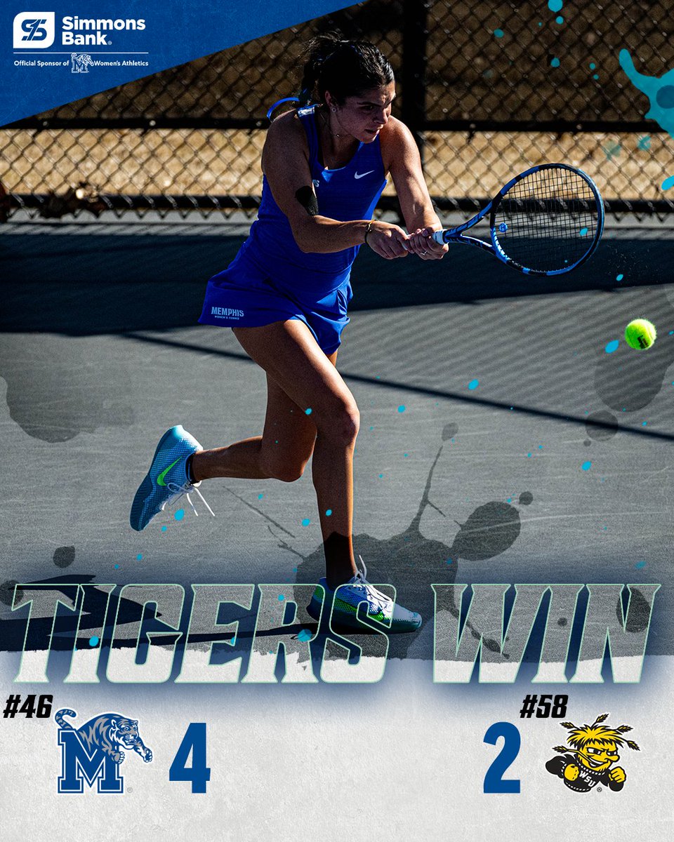 TIGER BAIT‼️

Another dominant singles showing secures our 5th-straight victory.

#GoTigersGo | <a href="/simmons_bank/">Simmons Bank</a>