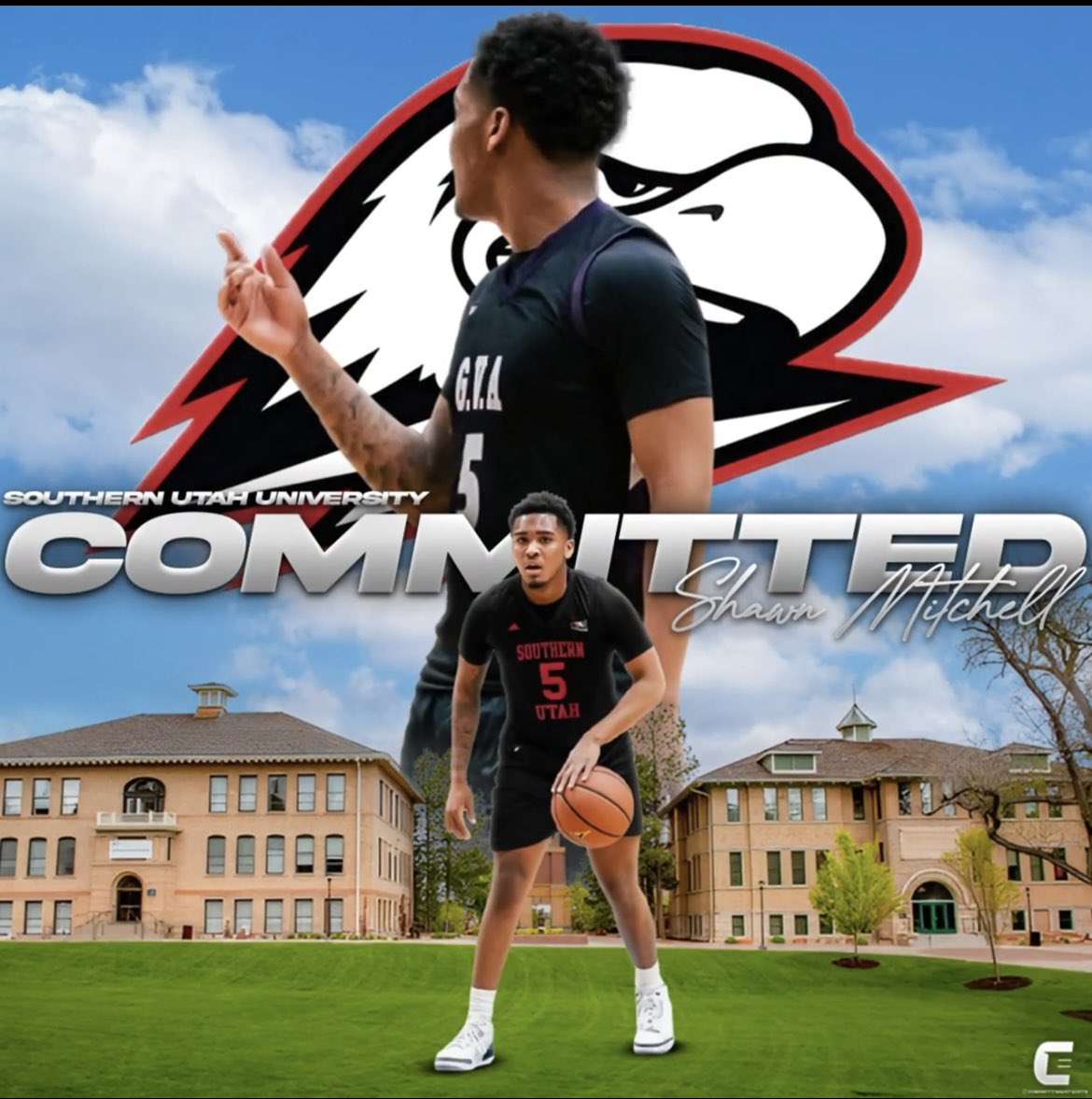 I want to thank the man above without him none of this would be possible, second I want to thank my family , coaches, and friend for pushing me and allowing me to never give up , with that being said I will continue my division 1 athletic career and education at southern Utah ❤️