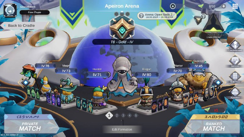 Cant stop playing apeiron