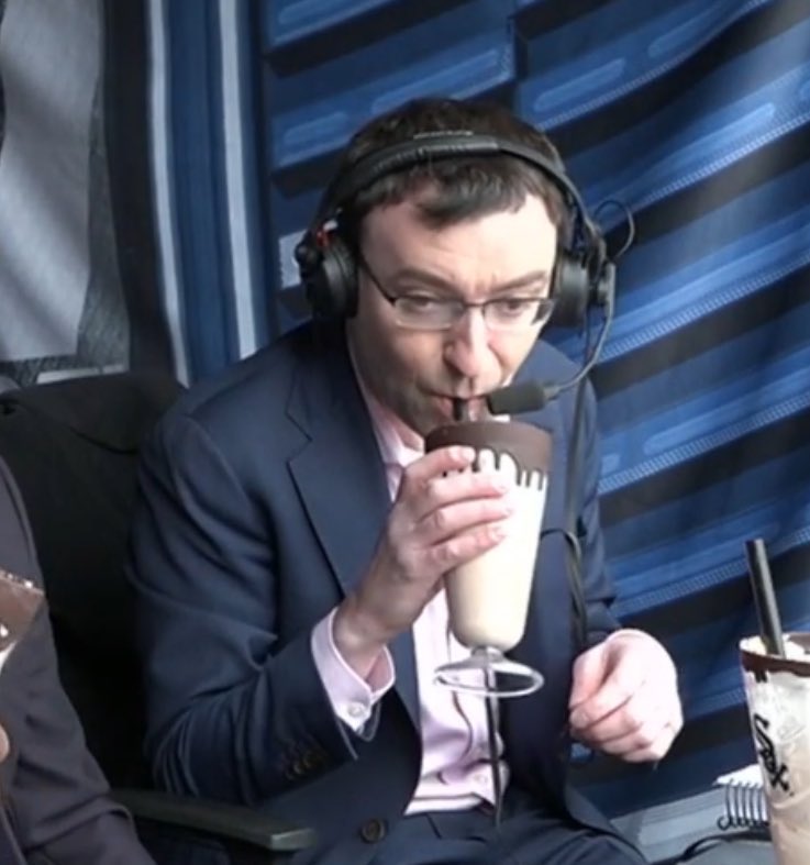 EloyGarcia84's tweet image. Jason Benetti really out here drinking White Sox fans tears