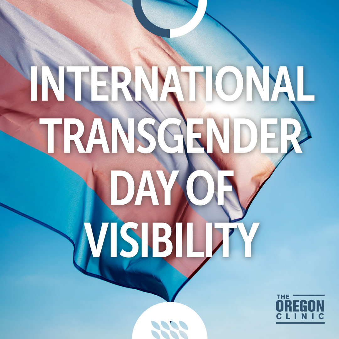 On International Trans Day of Visibility, we affirm our commitment to creating spaces across The Oregon Clinic where all patients and team members feel welcomed, cared for, and supported.