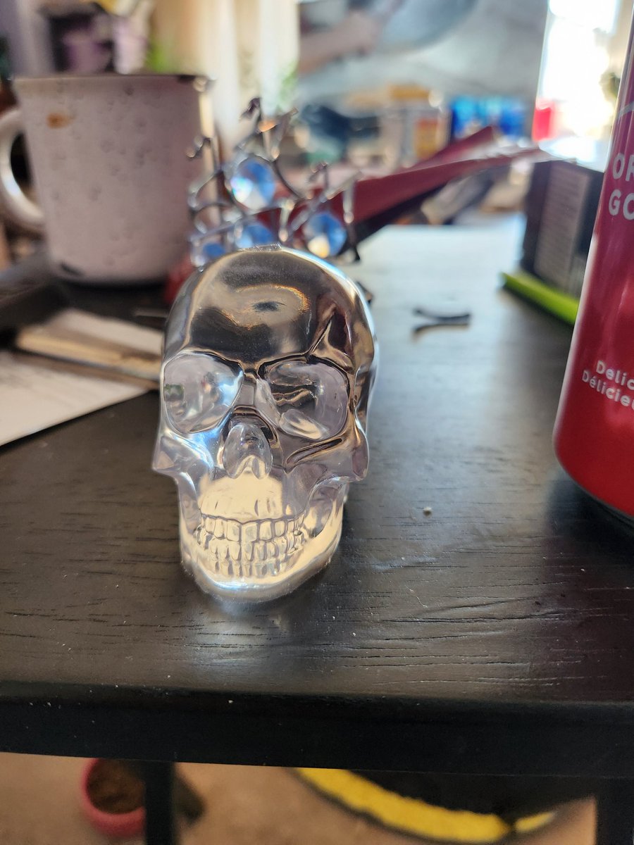 First 2" resin skull 💀 out of the mold!!