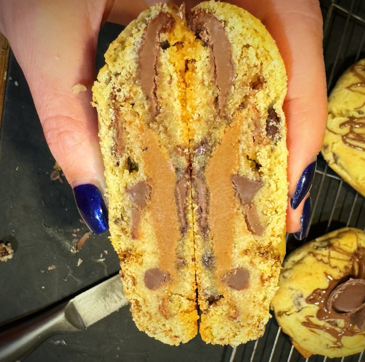 TheNotoriousSJR's tweet photo. New collaboration idea. We use this AI generated art to sell £35 tickets to see the second coming of Jesus in @perrigame's Easter cookie. After Willy Wonka, this'll look legit af https://t.co/w3zW6UD8xe