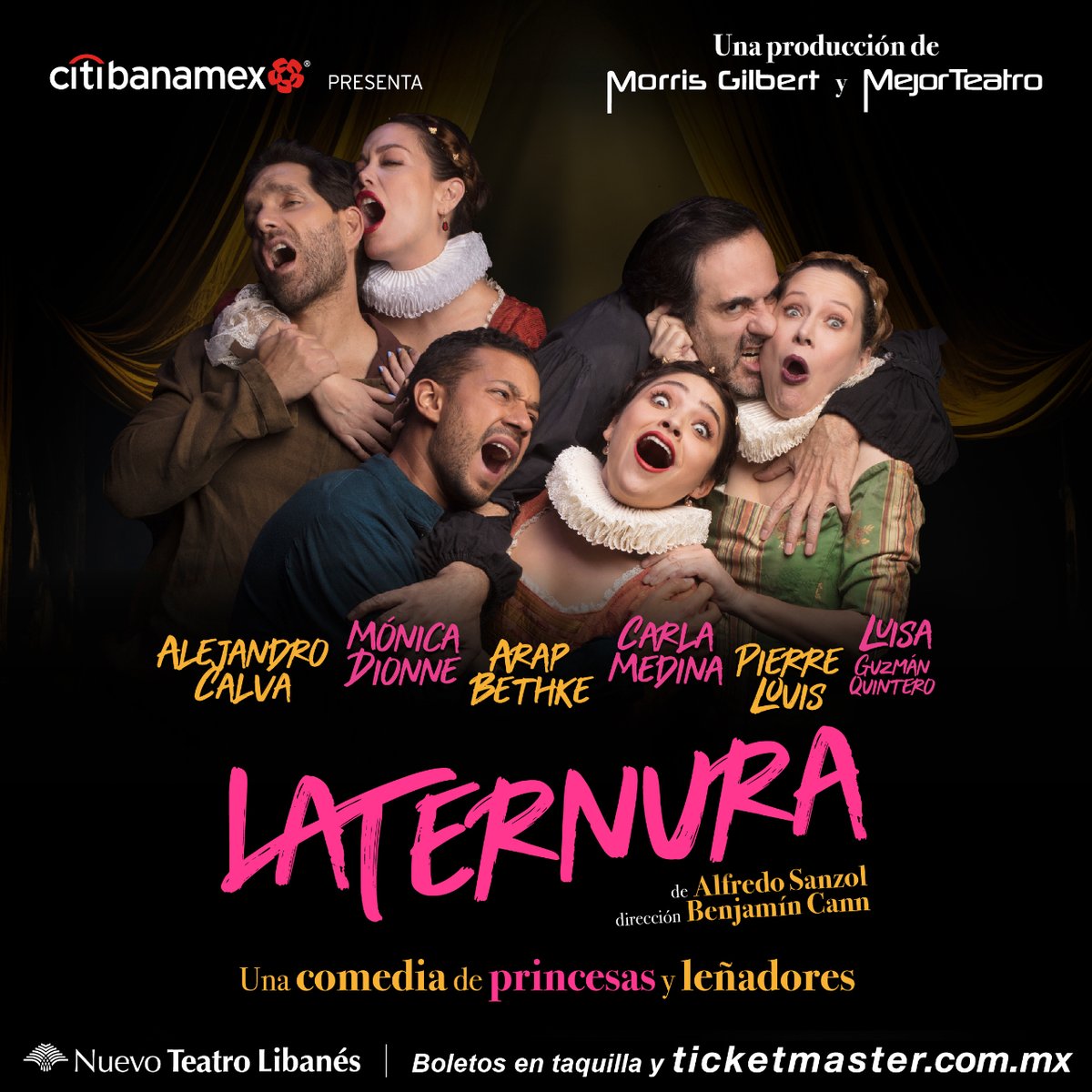 ¡No esperes ni un minuto más, adquiere ahora mismo tus boletos y no te pierdas el próximo viernes, sábado y domingo de #LaTernura, una comedia romántica! 📆 5 de abr. ⏰ 7 y 9:30 p.m 📆 6 de abr. ⏰ 6 y 8:30 p.m 📆 7 de abr. ⏰ 5 y 7:30 p.m  🎟️ bit.ly/LaTernuraBolet…