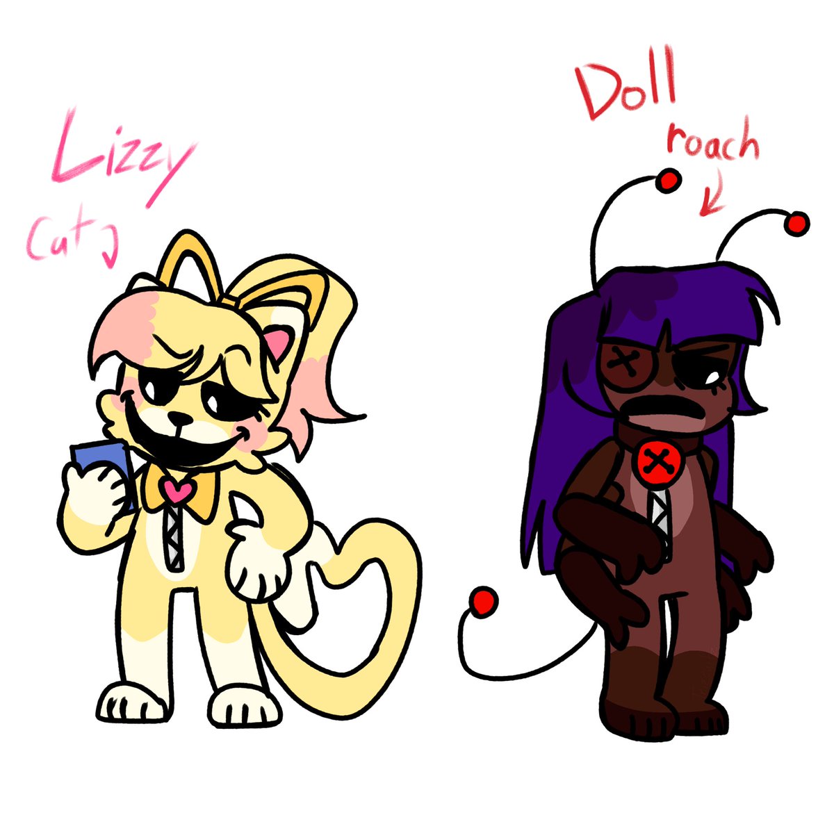 TRISCUIT_Z's tweet image. More Smiling Critters x MD Junk! Yippee!!
Lizzy/Doll, J/V and Cyn and bonus Bigger Body Uzi and Thad :3
#murderdrones #PoppyPlaytime3 #SmilingCritters