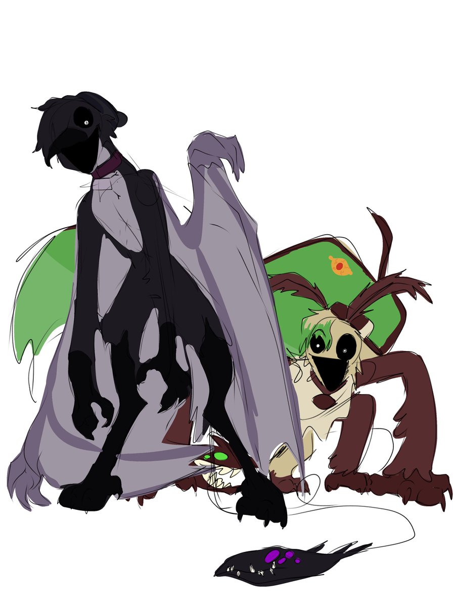 TRISCUIT_Z's tweet image. More Smiling Critters x MD Junk! Yippee!!
Lizzy/Doll, J/V and Cyn and bonus Bigger Body Uzi and Thad :3
#murderdrones #PoppyPlaytime3 #SmilingCritters