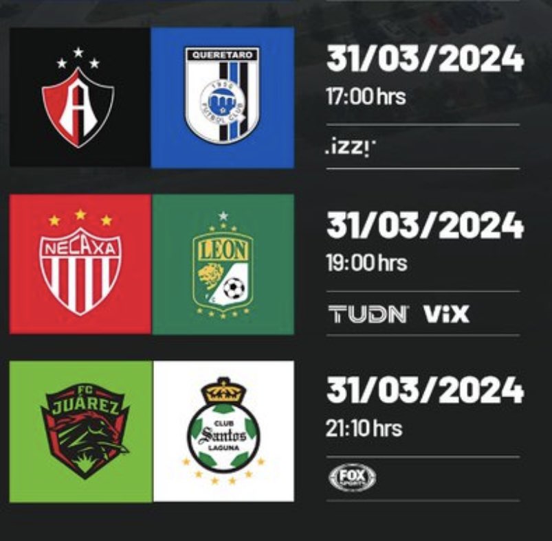 Le ponemos sazón al domingo con dinámica de LIGA MX  🇲🇽🔥

2 ganadores de $250 

Para participar tienes que hacer lo siguiente:
-Dar Like ♥️ y RT 🔁 a la publicación 
-Acertar los 3 partidos (Ganador o empate en el partido)
-Seguirme en X (Twitter) 
-Usar el #BernardoPicks