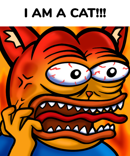 CepeSol's tweet photo. I AM A CAT! NOT A FROG! $CEPE https://t.co/2iY90kOMjk