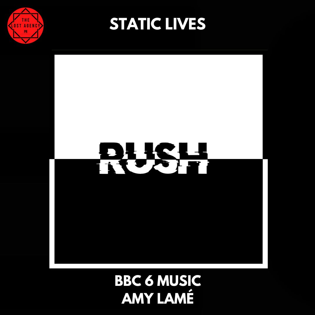 YES!! Another huge play for the debut single from @staticlivesuk 💫 BIG thanks to @amylame for playing 'Rush' this weekend on @BBC6Music 🔥