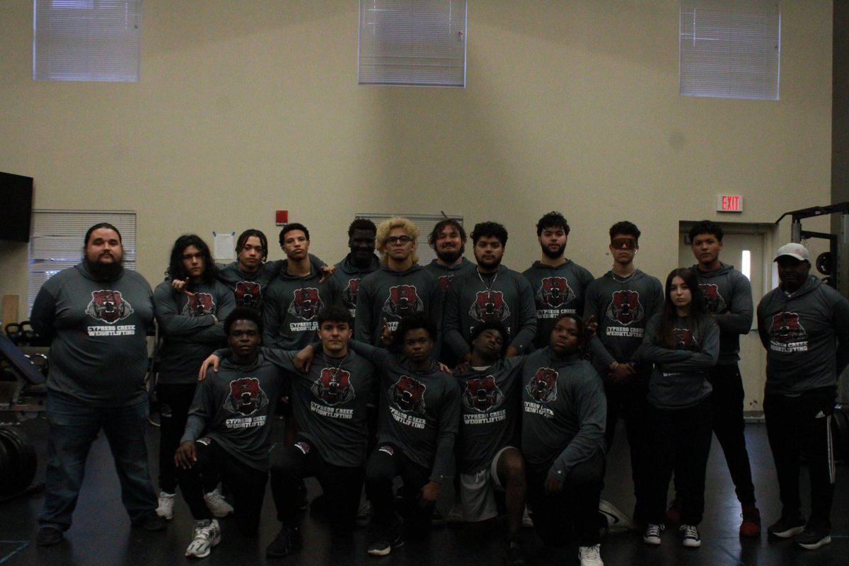 Cypress Creek Bears Weightlifting tweet media