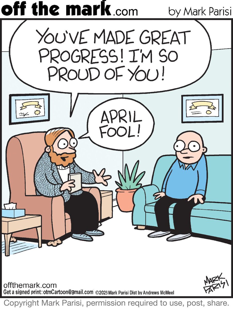 Bring on the April Fools jokes #AprilFools @OffTheMarkComic