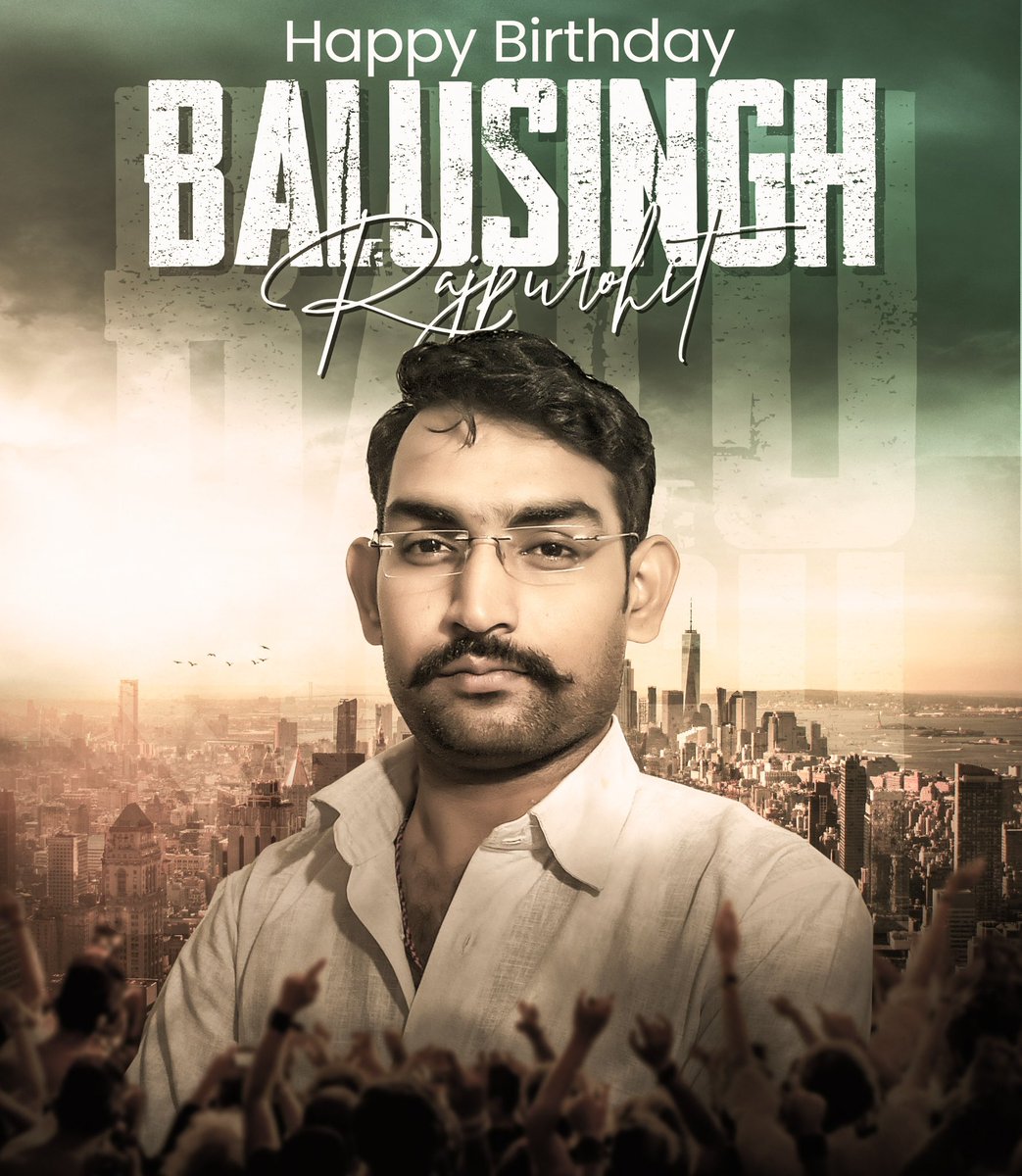SwarajyaTimes's tweet photo. Wishing a very Happy Birthday to Balusingh Rajpurohit! 🎂 Sending loads of love and prayers from Swarajya Times! 💙 #HBDBaluSingh | #BaluSinghRajpurohit | https://t.co/dDLVRrH9gj