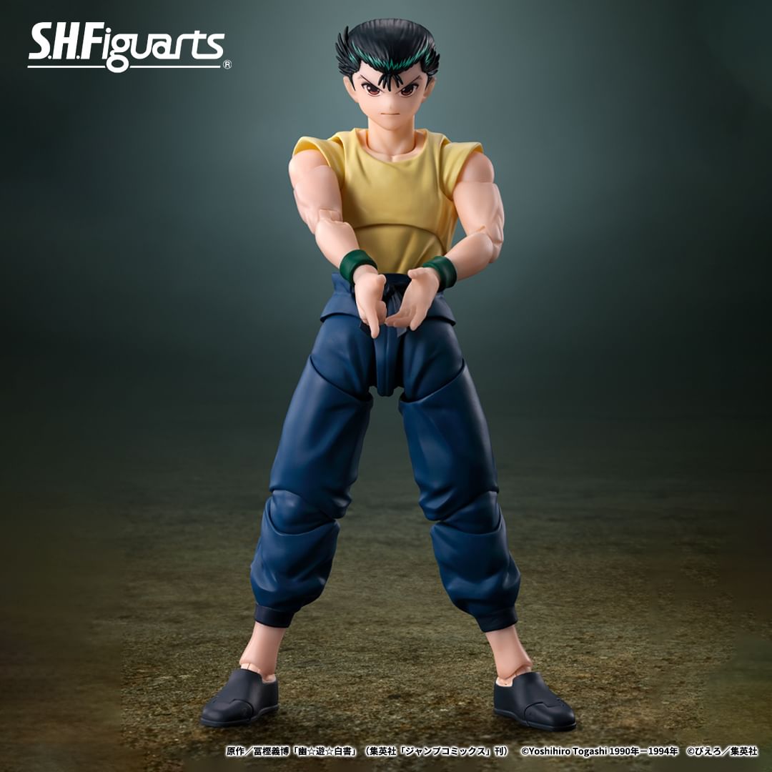YYH_Unofficial's tweet photo. S.H.Figuarts announces their first release for the Yu Yu Hakusho series, #YUSUKEURAMESHI The figure will include exchangeable parts, Spirit Gun, and a mini-Puu. Pre-order soon! #yuyuhakusho #shfiguarts #tamashiinations #Anime #Ghostfighter #幽遊白書 #AnimeCollectors #animefigure https://t.co/nUJdNdX7GA