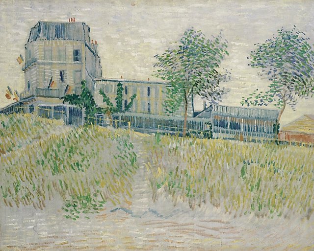 #VanGogh of the Day: Restaurant de la Sirène, Asnières, Spring 1887. Oil on canvas, 52 x 64.4 cm. Ashmolean Museum, Oxford. @AshmoleanMuseum