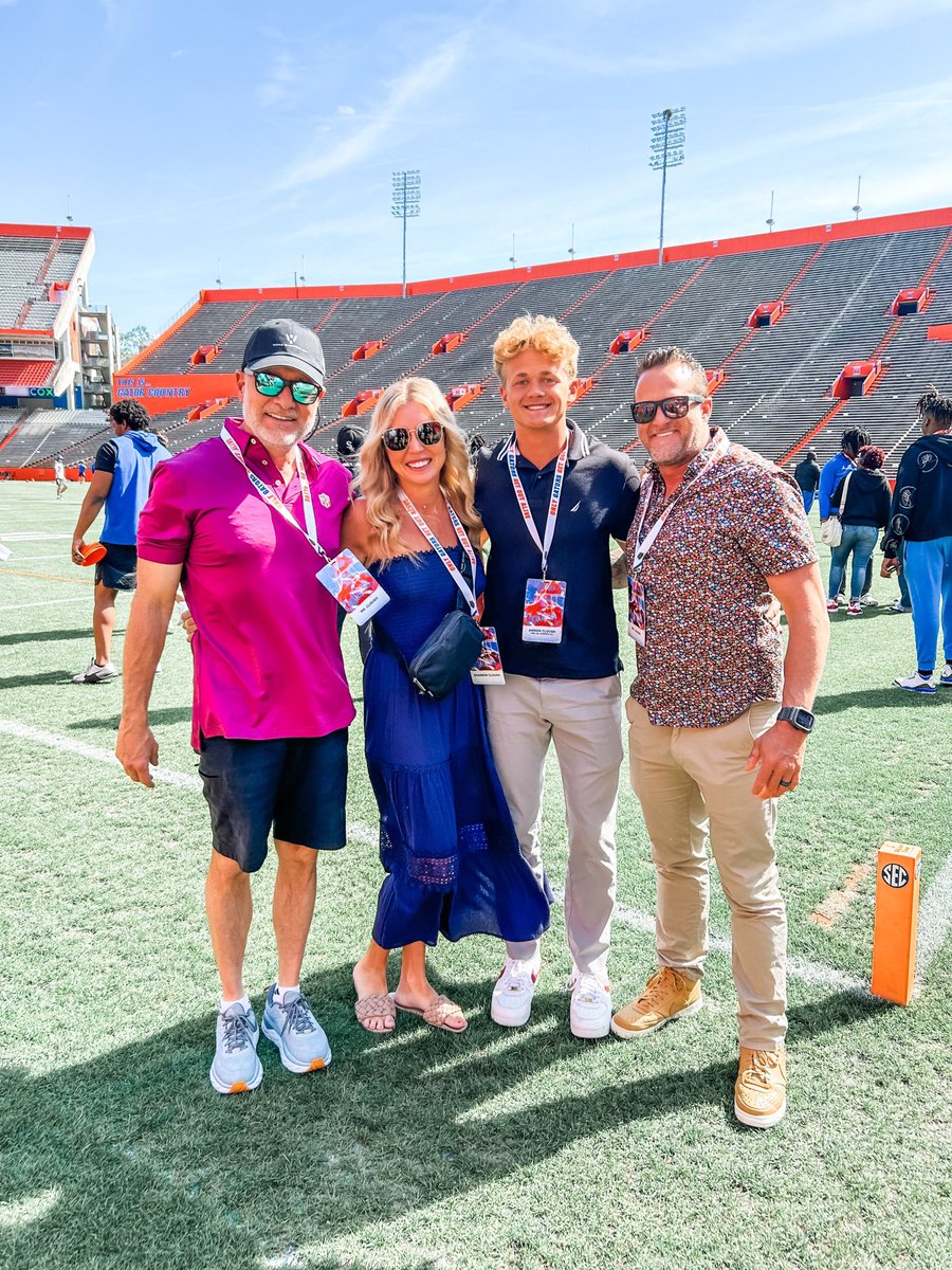 Thanks @GatorsFB for having us today! I had a great time getting to talk to some of the coaches. Ready to work even harder 💪🏼. Can’t wait to see what God has in store! @RamsRhsFootball @RHSramNation @BrodyWiseman @CoachSmithers33 @GatorRecruiting @coachshakiir @CoachHill__