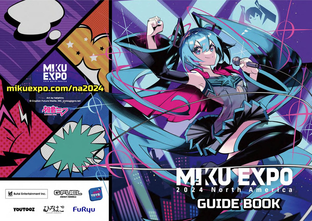 🌐 #MIKUEXPO2024 North America: Guidebook 🌐 Guidebook for the North America tour is now available✨Filled with special contents that you can only see here! Comments from artist involved in this tour, contest awardees and more👀 ▼Download mikuexpo.com/na2024/images/… #HatsuneMiku