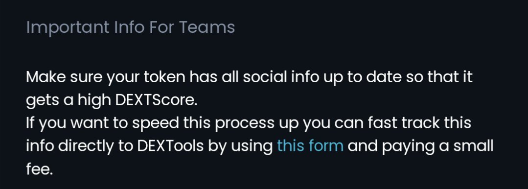 IbMrFace's tweet photo. Should definitely get this updated ASAP on #Dextool
Probably up the #DEXSCORE as well.
#STC
#SBC24
#SaitaChainCoin
#SaitaCard
#SaitaSwap
#SaitaPro
#XBridge
#SaitaLogistics
#SaitaID https://t.co/ZPIuTcQIPY