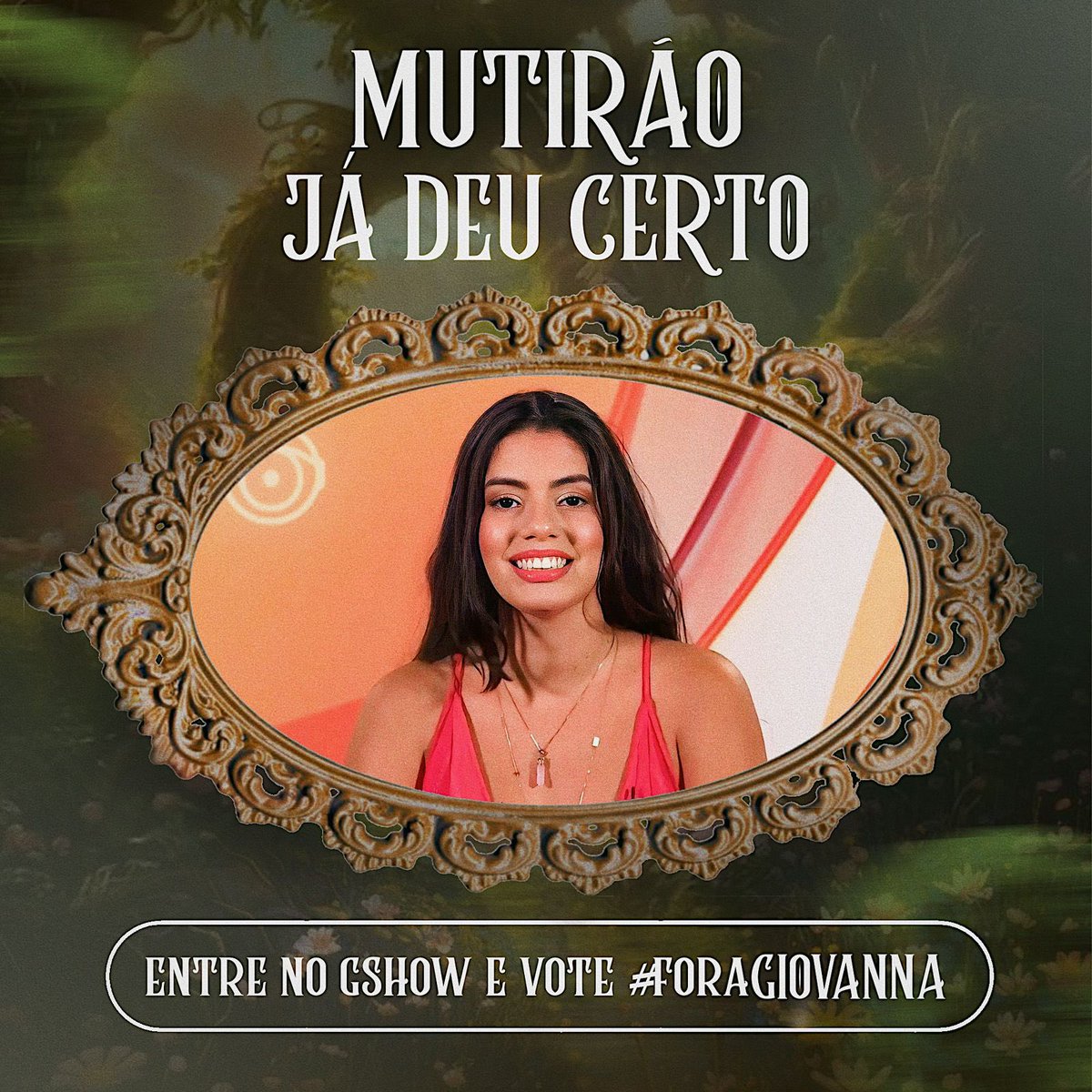 nandabande's tweet image. 👑 MUTIRÃO JÁ DEU CERTO INICIADO 👑

⚠️ O voto é para SAIR! Vote em GIOVANNA.

⏰ VOTE SEM CONTAR ATÉ ENCERRAR E NÃO VAMOS DEPOSITAR AGORA. 

🔗 glo.bo/3x9Sfkg

#BBB24 #ForaGiovanna