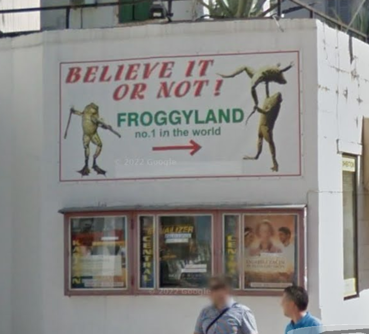 StreetviewV's tweet image. The stuffed frogs in human situations museum you didn't know you needed to put on your bucket list. Spotted in #SplitCroatia

It's almost 100 years old and Froggyland is one of the top quirky spots to visit in Croatia!
#FunnyFind #streetviewphotography

#streetviewphotography