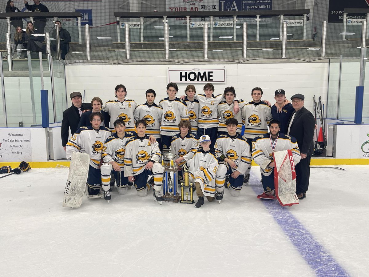 Congrats to the Upper Canada Cyclones on their 2nd place finish. 

It stings now but I hope you will come to appreciate it when the dust settles. 

Some outstanding performances, including Labrash and Spicer who were both chosen to our All Star Team.