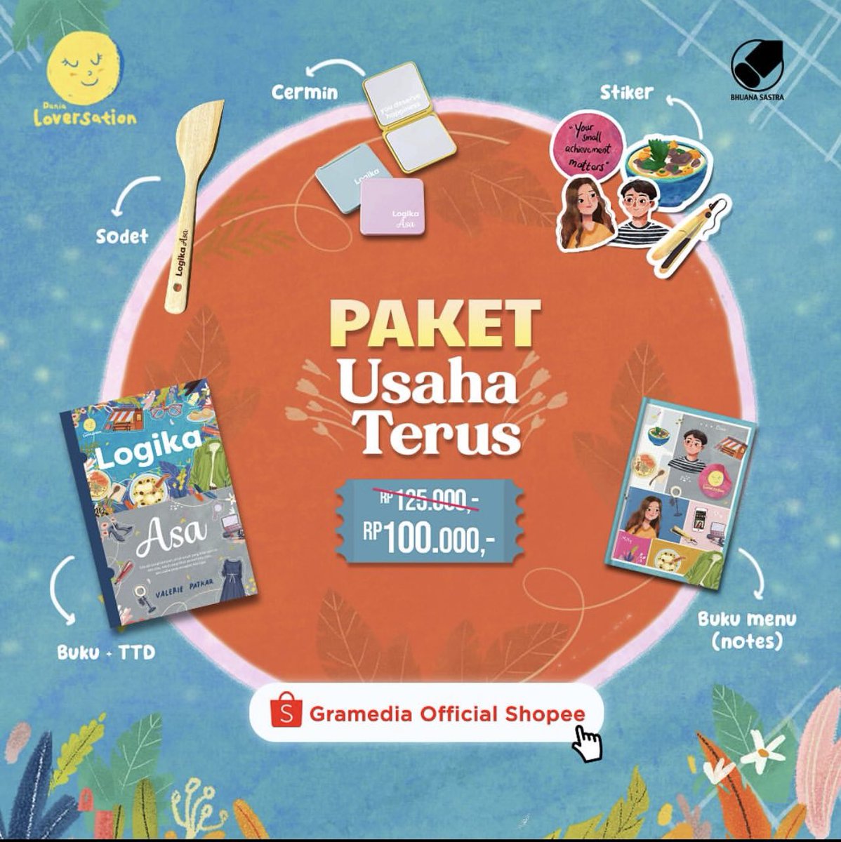setiaphariini's tweet photo. LOGIKA ASA Pre-Order
1-5 April 2024

🧡 Gramedia : https://t.co/v5z8iLqWl6
🧡 BIP official https://t.co/KfGUWyfOwC
💚 Gramedia : https://t.co/6t3vmeDige https://t.co/ytU4ZN9XSR